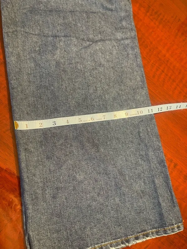 !iT Jeans Mid Rise Relaxed Wide Leg Dark Wash Denim Jeans Size 8 29 NWT - Image 10