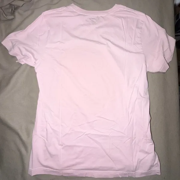 Hurley Women's Short Sleeve Graphic Logo T-Shirt Light Pink Size Large - Image 4