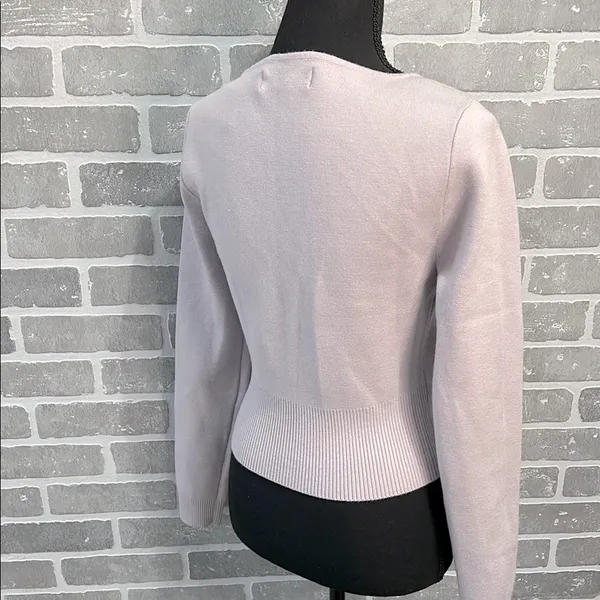 NWT Abercrombie & Fitch Ribbed Slim Corset Sweater‎ Women’s Size Medium - Image 7