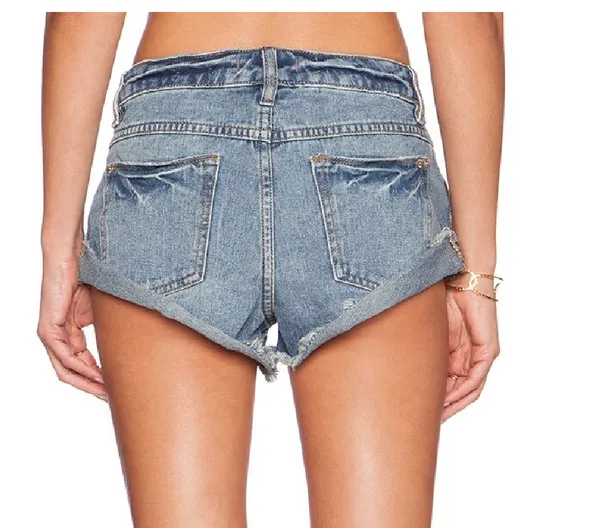 Free People Low Rise Cut Off Shorts - Image 5