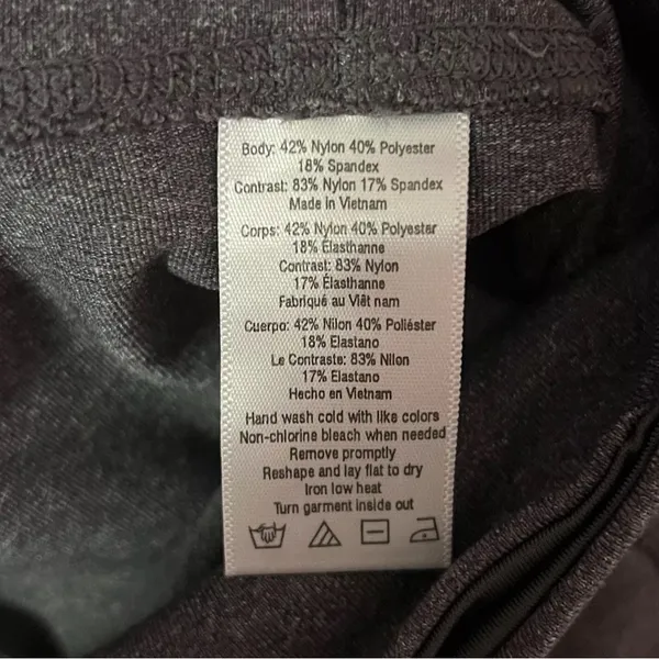 Alo Yoga Size Medium Low Waist Grey Moto Legging Athletic Textured Mesh Pant - Image 11