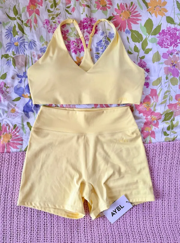 AYBL Yellow Set Women’s Workout - Image 3