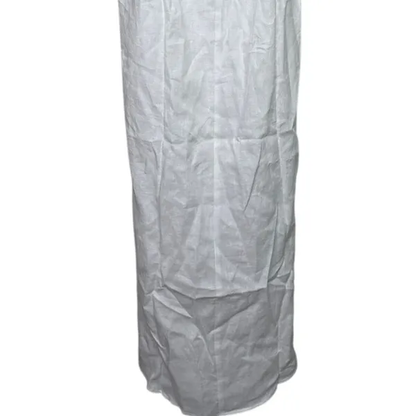 NWT Rumer Estelle Sleeveless Strappy Halter Maxi Dress Front Cutout L White - Image 8