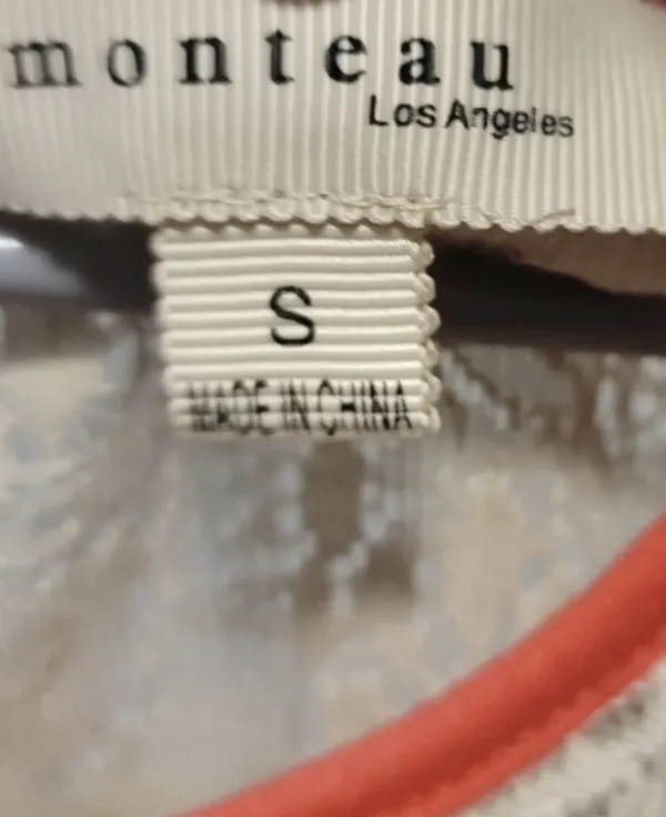 Monteau Los Angeles for Urban Outfitters Cream Lace Top - Image 8