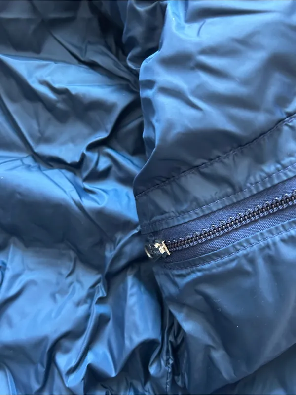 The North Face Puffer Ski Jacket vintage goose down xs blue - Image 9