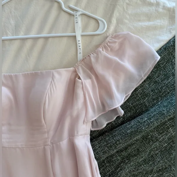 Azazie Sue Dress in Blushing Pink (Size A8) - Image 8