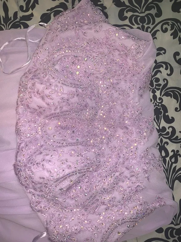 Lilac Prom Dress - Image 4