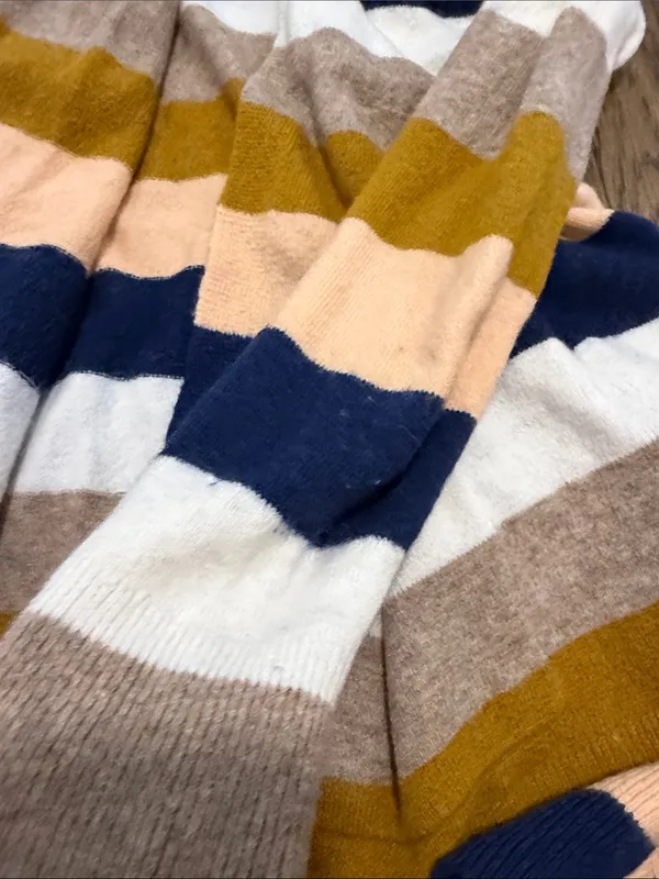 Madewell Stripes Open-Front Cardigan Size Small - C1-607 - Image 8