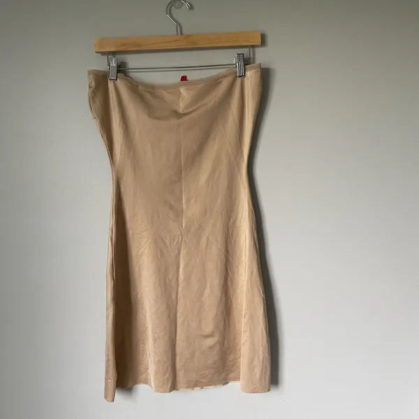 Spanx Strapless Body Shapewear Dress Nude Tan Tummy Control Women's Size Large - Image 2
