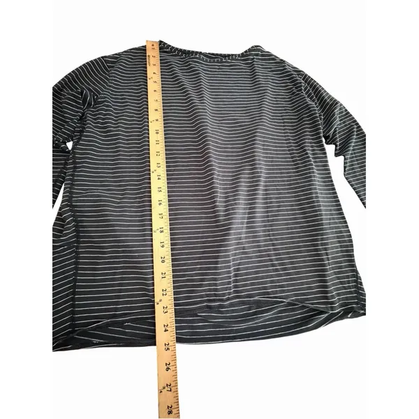 Lululemon Back In Action Long Sleeve Top Womens 6? Pima Cotton Stretch #JJJ2-2 - Image 4