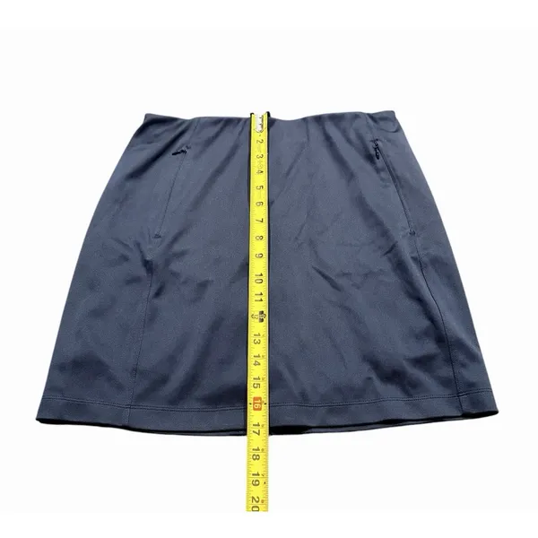 Tory Burch Sport Navy Blue Solid Golf Skirt Skort Women's Size Medium - Image 6