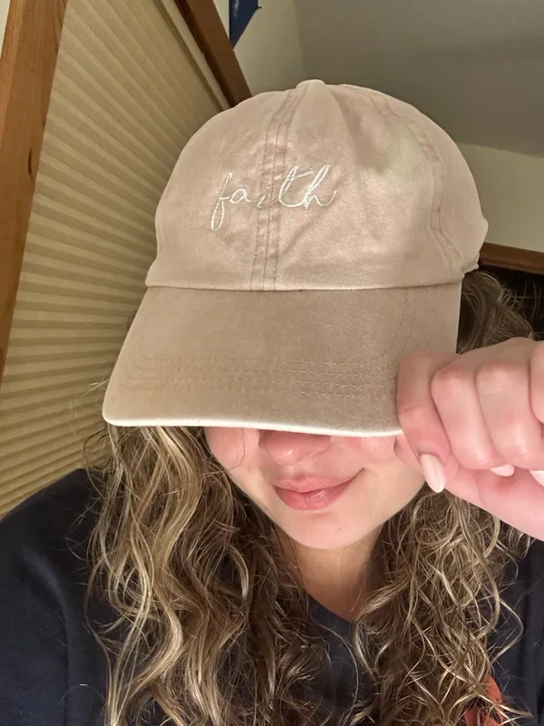 Boutique “FAITH” hat Tan - Image 2