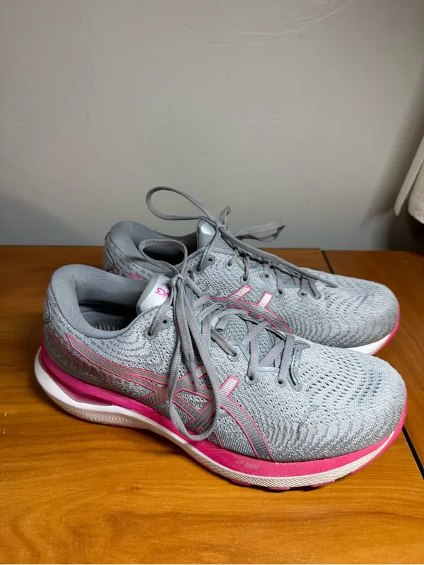 ASICS Gel Cumulus 24‎ Women's Running Walking Sneaker Shoe Pink Grey *NO INSOLES - Image 3