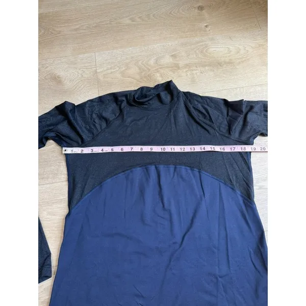 EUC Nike Shirt Womens Size L Long Sleeve Pullover Pro Warm Mock Neck Sparkle Run - Image 6