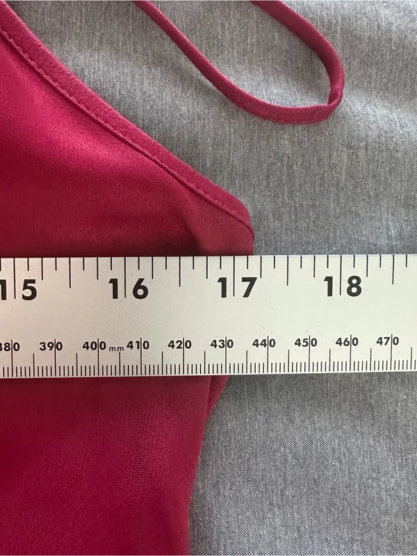Anthropologie Saturday Sunday Women’s Small Berry Pink Midi Slip Dress - Image 7