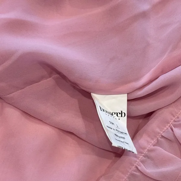NWOT House of CB Tania pink ruffle mini dress sz L - Image 8
