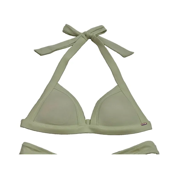 Victoria’s Secret PINK Triangle Push Up Bikini Light Mint Sage Green Size XS - Image 3