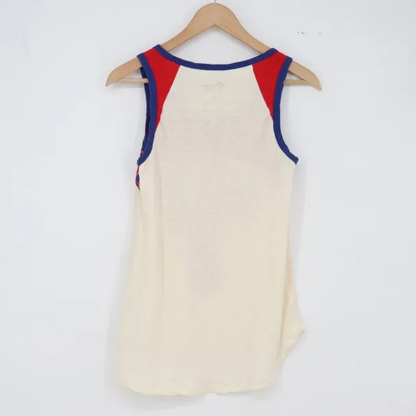 Philadelphia Phillies Tank Top Womens M Cream MLB Baseball G-III 4her Good - Image 6