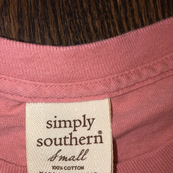 Simply Southern pink graphic longsleeve T-shirt size small country - Image 6