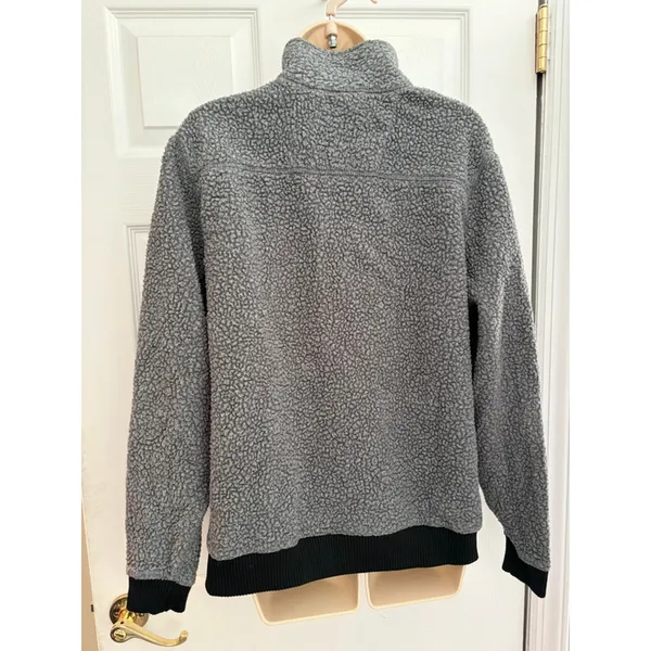 Carhartt Sherpa Fleece Jacket Womens XL Gray Full Zip OJ3913-W‎ Workwear Coat - Image 3