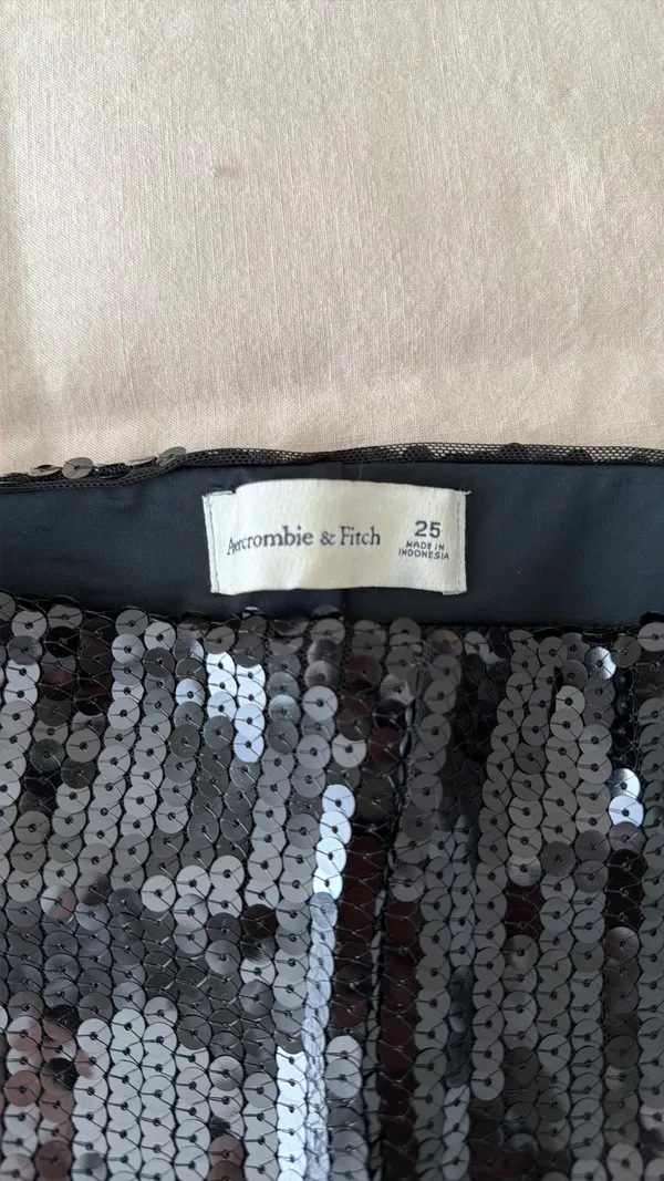 Abercrombie Stretch Sequin Micro Shorts - Image 2