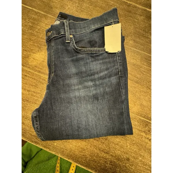Joes Jeans Size 34 High Rise Straight Leg Medium Wash - Image 2