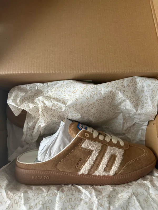 Back 70 Easter Mule Sneakers Brown Size 7 - Image 3