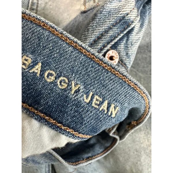American Eagle AEO Baggy Light Wash Blue Denim Jeans Women's Size 2‎ Regular 2R - Image 6