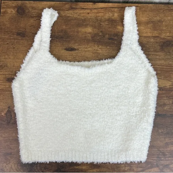 Skims G1 Cozy Knit Cropped Tank-Bone 2x/3x Nwt - Image 3