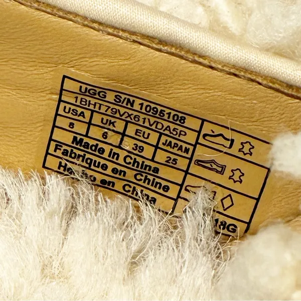 Ugg Australia Womens Hailey Fluff‎ Shearling Loafer Size 8 - Image 4