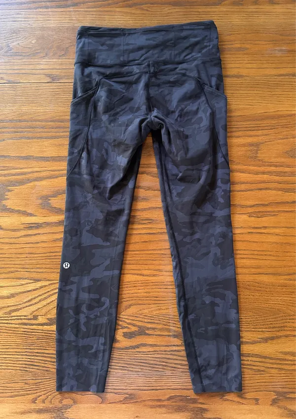 Camo Cropped Lululemon Leggings 6  - Image 2