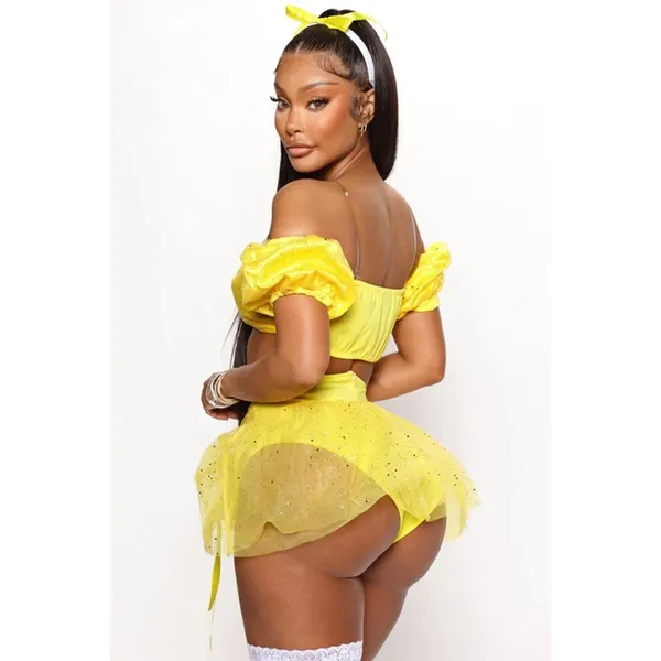 Leg Avenue NEW Sexy Belle Beauty and the Beast Fairy Tale Beauty Costume Size XS - Image 4