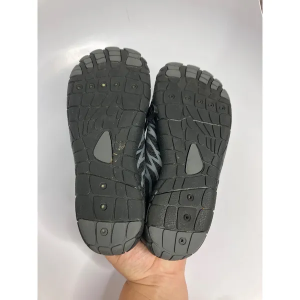 Hike Barefoot Water Shoes Women 39 Black Excellent Minimalist Bungee mesh hiking - Image 6