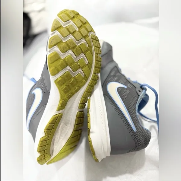 Nike Downshifter 6 Running Shoes Women’s 8.5 Gray Blue Athletic Walking Sneakers - Image 5