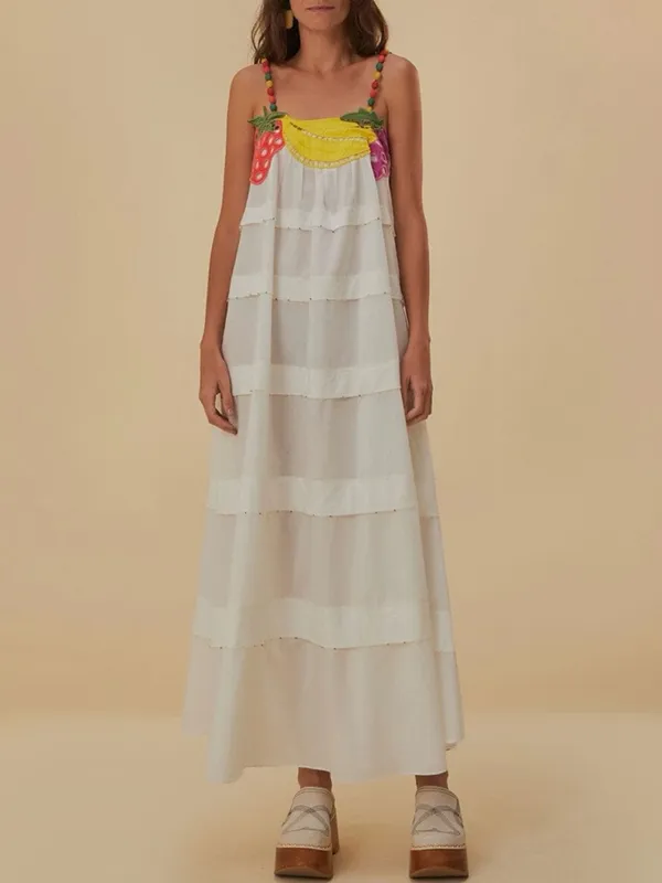 Farm Rio Fruits Richelieu Maxi Dress - Image 2