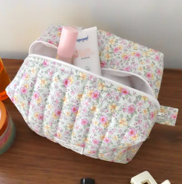 quilted makeup pouch Multiple - Image 7