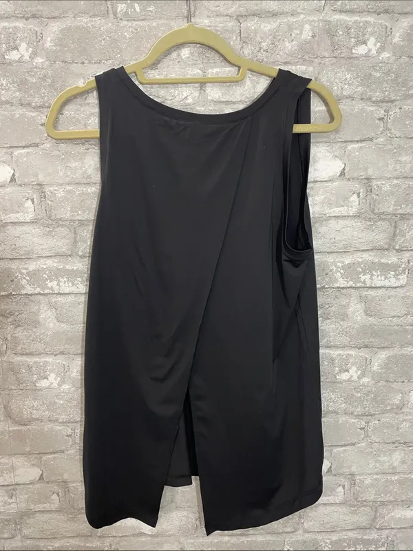 Helly Hansen Black Active Split Back Tank Top - Image 3