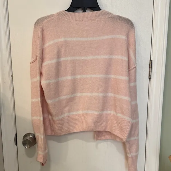 Moon & Maddison - Pink Striped Women's Sweater - Image 5