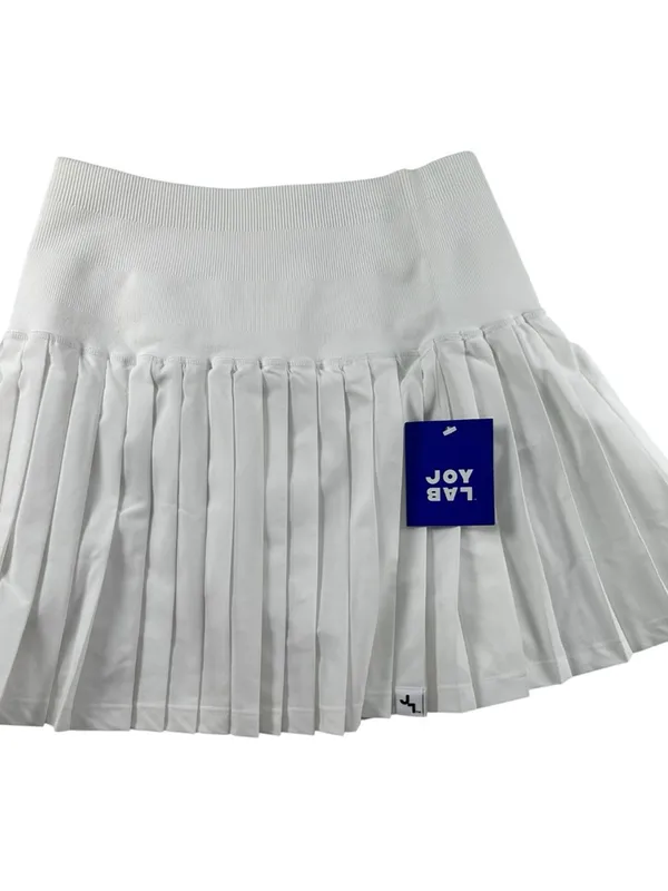 JoyLab White Pleated Tennis Skirt Women Size S Athletic Skort Preppy Activewear - Image 2