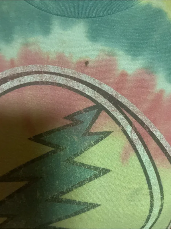 Liquid Blue Grateful Dead Steal Your Face Tie Dye T Shirt Reggae SYF Hippie - Image 8