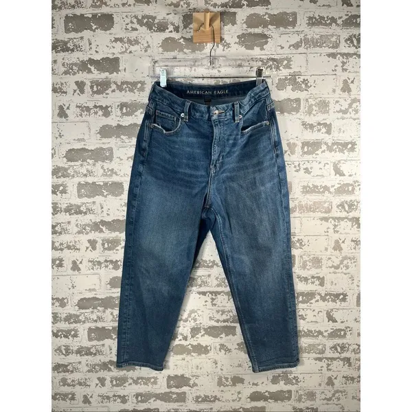 American Eagle | women Curvy mom jeans x-short denim jeans - Image 8