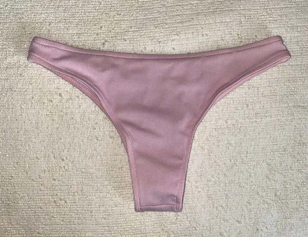 Ribbed Bikini Set Pink - Image 5