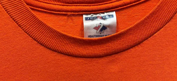 Vintage 2003 Bike Week Orange Short Sleeve Thrashed Eagle Graphic T-Shirt XL - Image 6