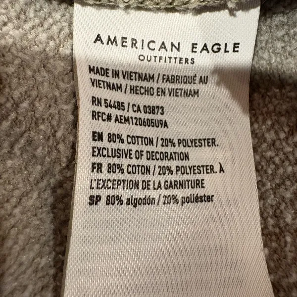 American Eagle Seriously Live in butterfly graphic Crewneck sweatshirt - Image 5