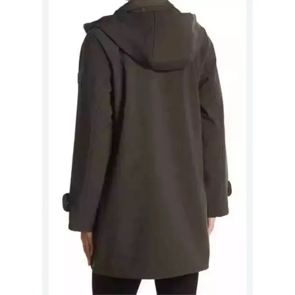 Lauren Ralph Lauren Green Water Resistant Hooded Fall Jacket Size XS - Image 2