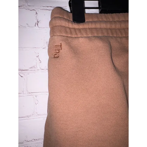 Aritzia‎ Tna Cozy Fleece Perfect Sweatpants Brown Joggers Small 79788 - Image 4