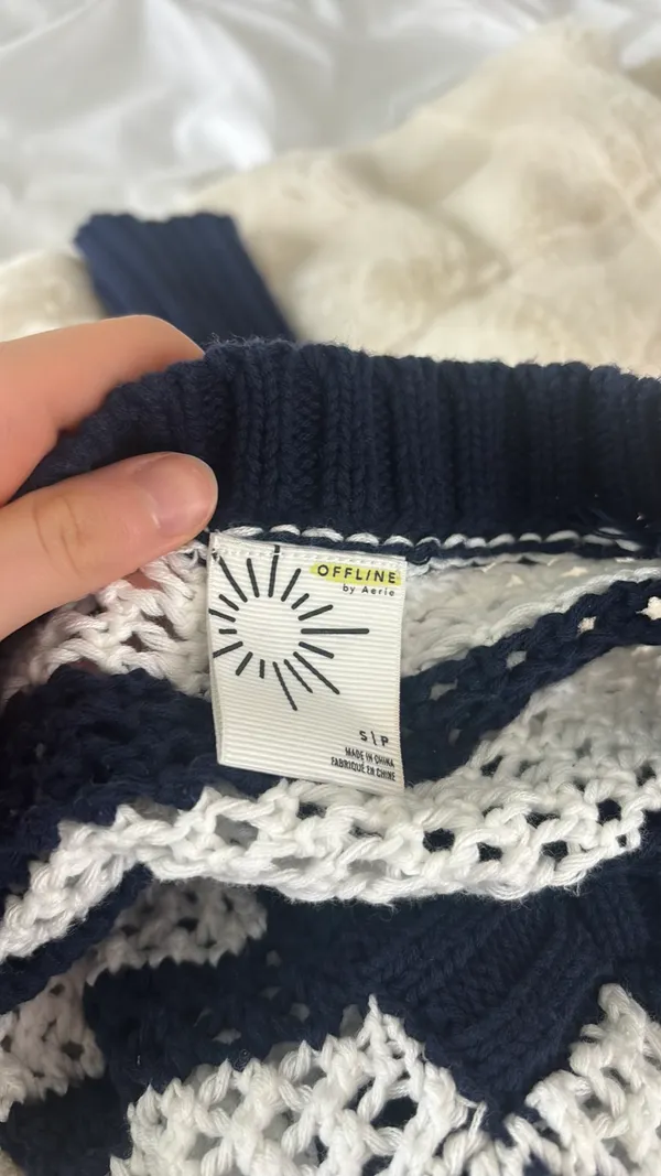 Aerie Crochet Sweater - Image 6