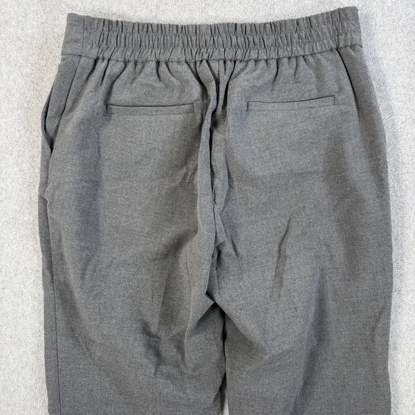 Rachel Zoe Women's Size 8 Gray Pull On Elastic Waist Cropped Ankle Pant Trouser - Image 8