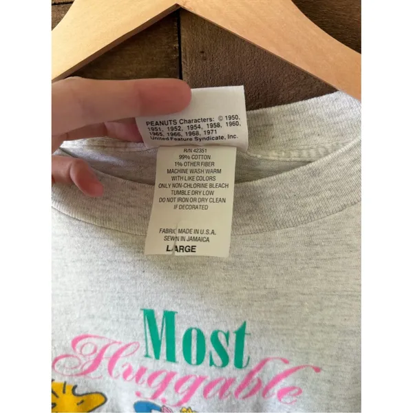 Peanuts Women's Grey T - Image 6