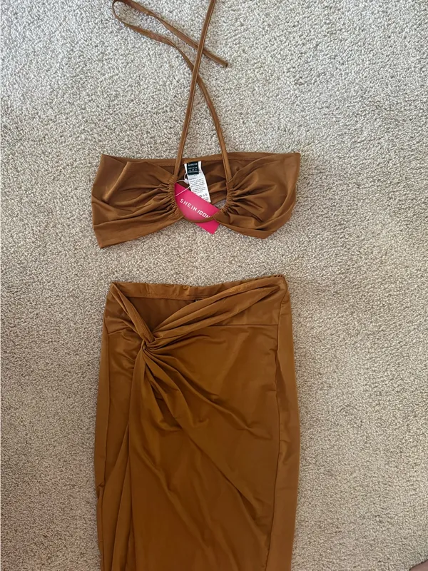 NWT brown skirt set - Image 4